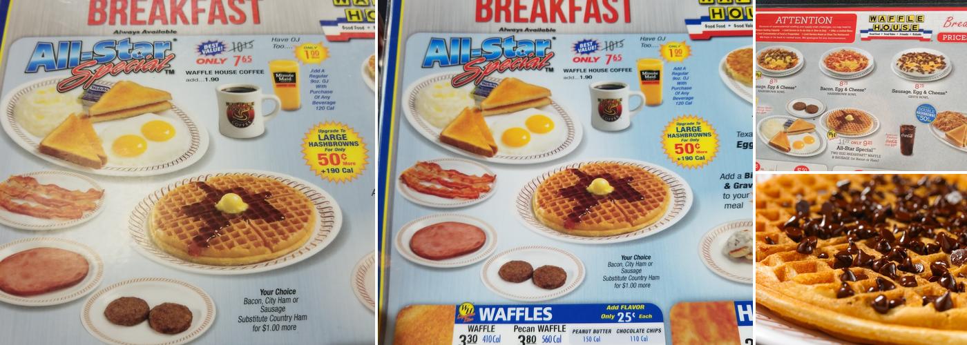 Waffle House Menu