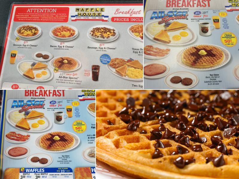 Waffle House Menu