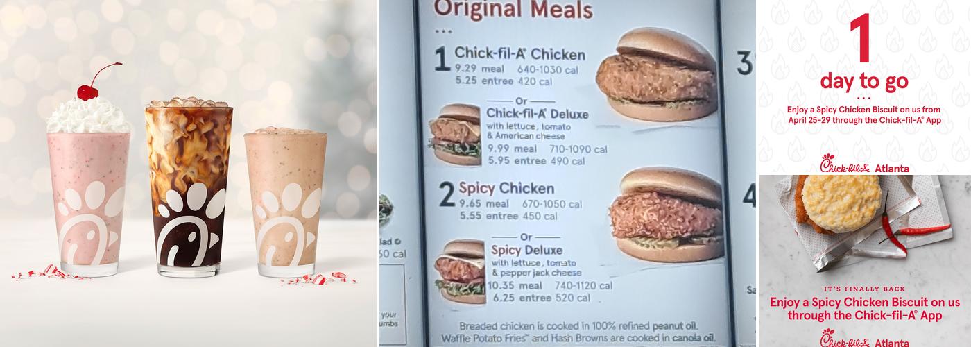 Chick-fil-A Menu
