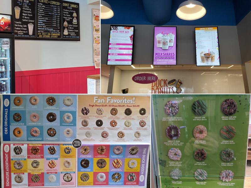 Duck Donuts Menu