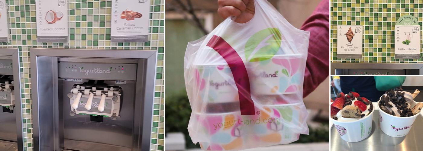 Yogurtland Menu