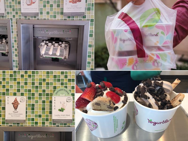 Yogurtland Menu