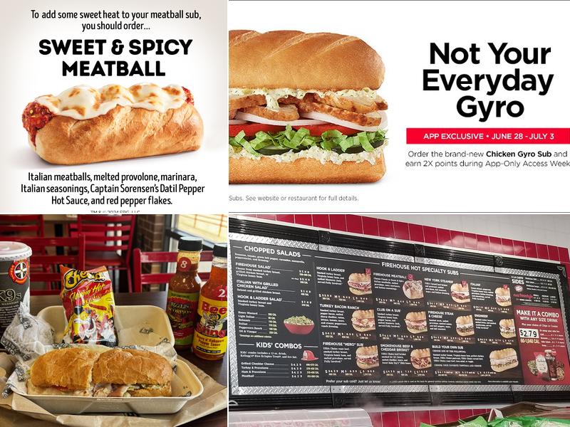 Firehouse Subs Spring Cypress Menu