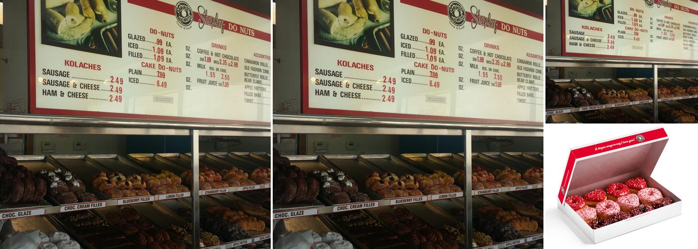 Shipley Do-Nuts Menu