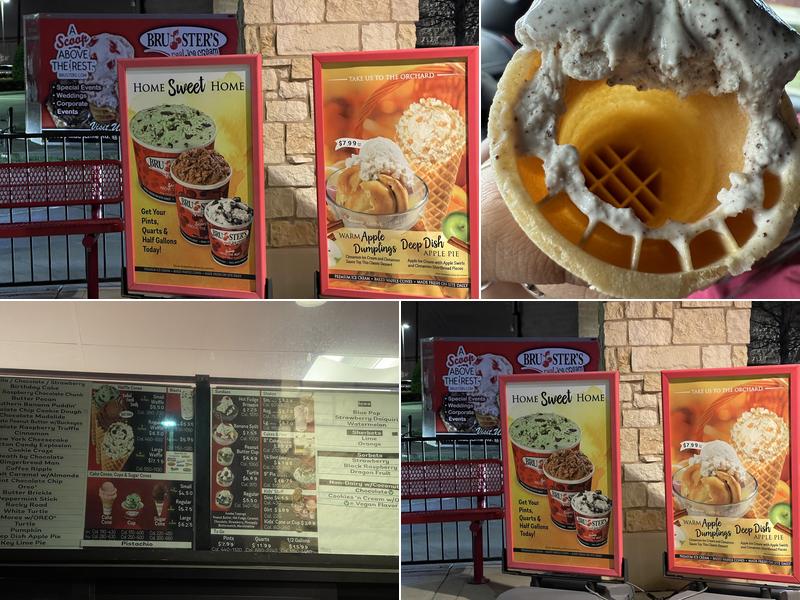 Bruster's Real Ice Cream Menu