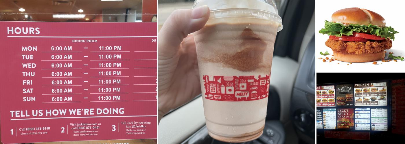 Jack in the Box Menu