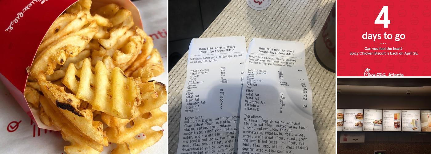 Chick-fil-A Menu