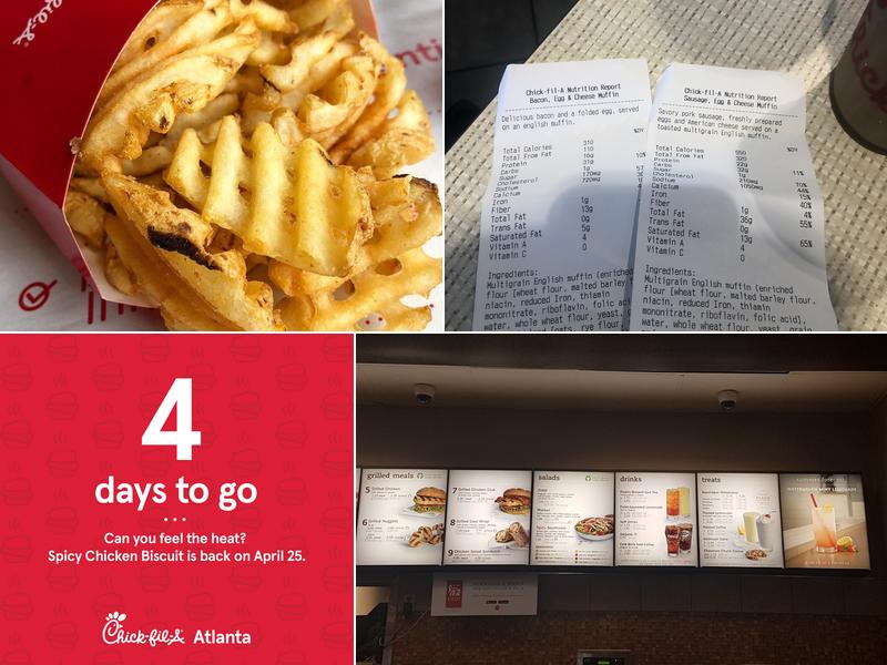 Chick-fil-A Menu