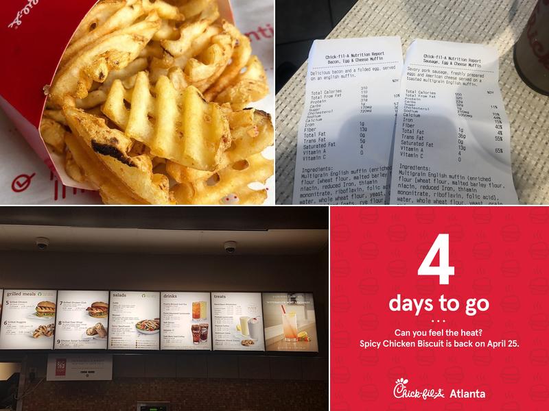 Chick-fil-A Menu