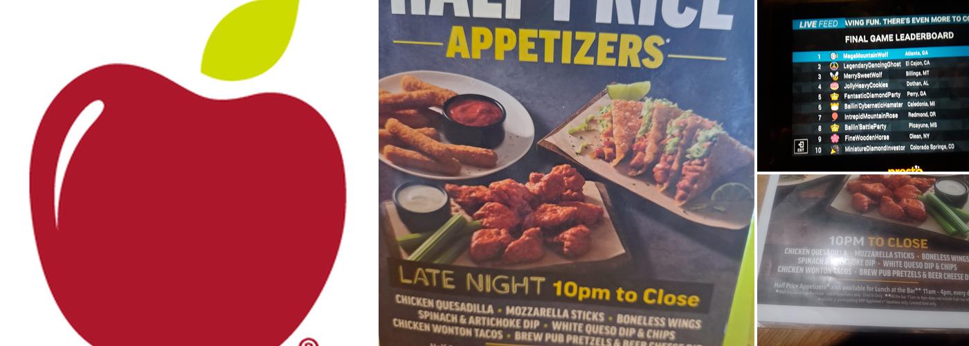 Applebee's Grill + Bar Menu