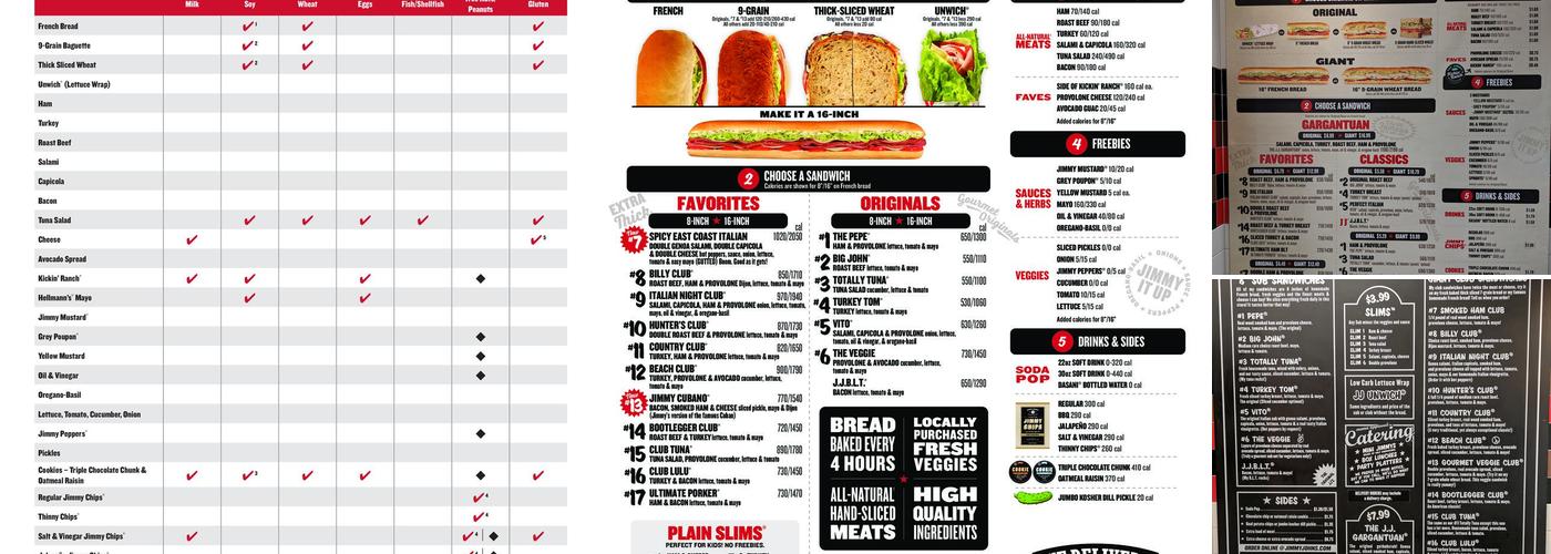 Jimmy John's Menu