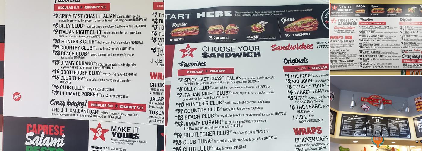Jimmy John's Menu