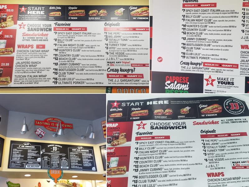 Jimmy John's Menu