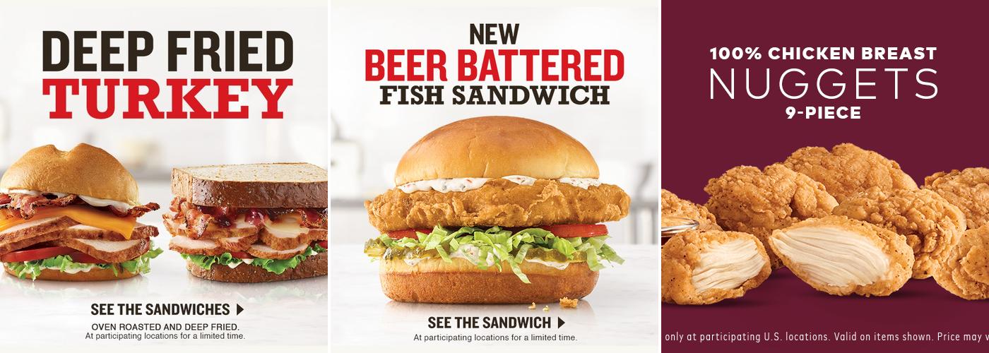Arby's Menu