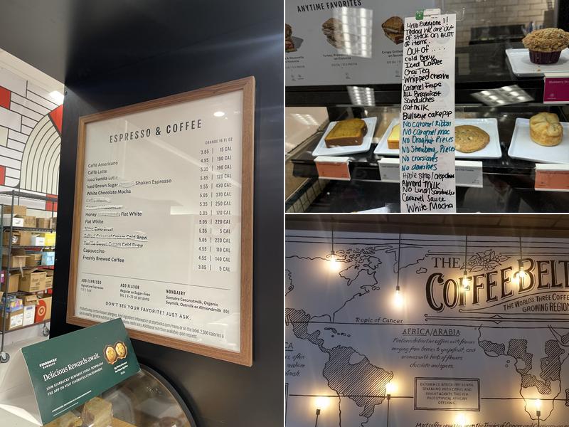 Starbucks Menu