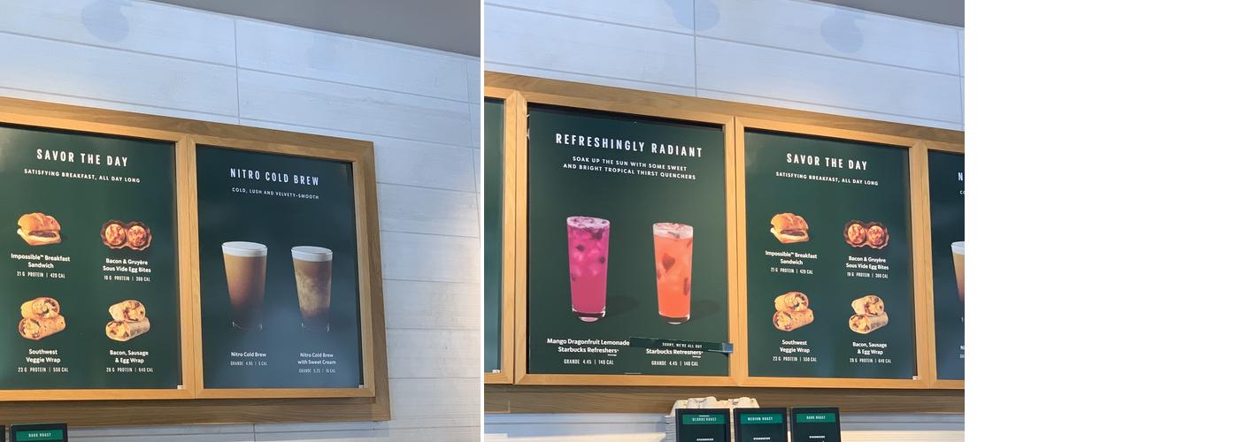 Starbucks Menu