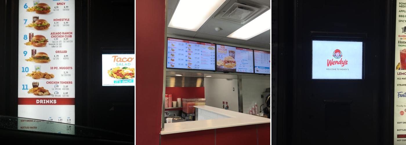 Wendy's Menu