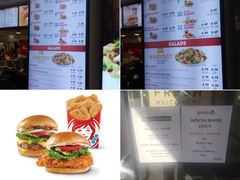 Wendy's Menu