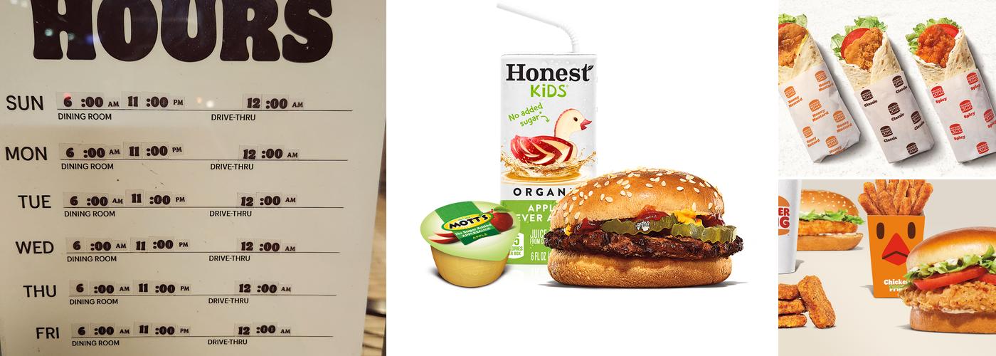 Burger King Menu