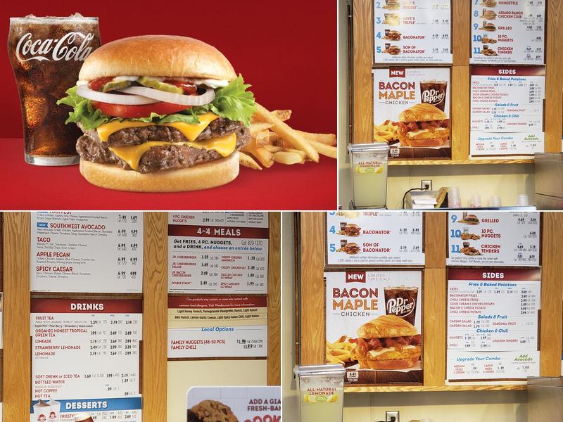 Wendy's Menu