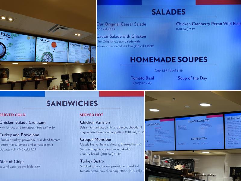 La Madeleine Menu