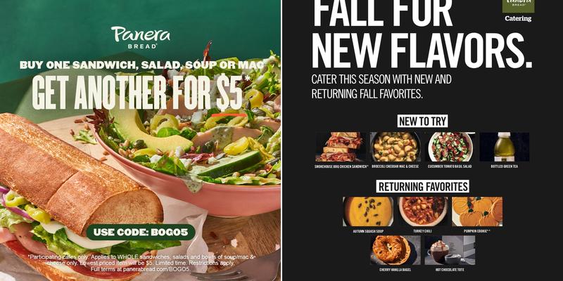 Panera Bread Menu