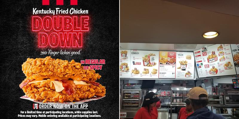 KFC Menu