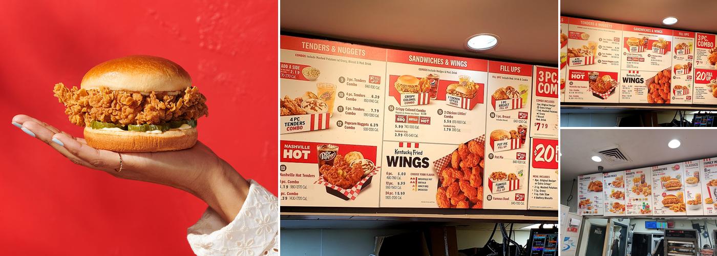 KFC Menu