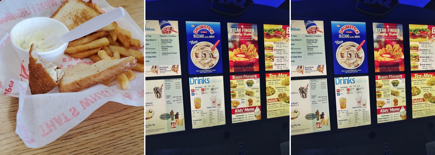 Dairy Queen Menu