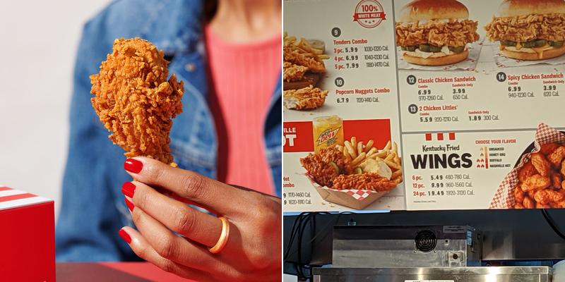 KFC Menu