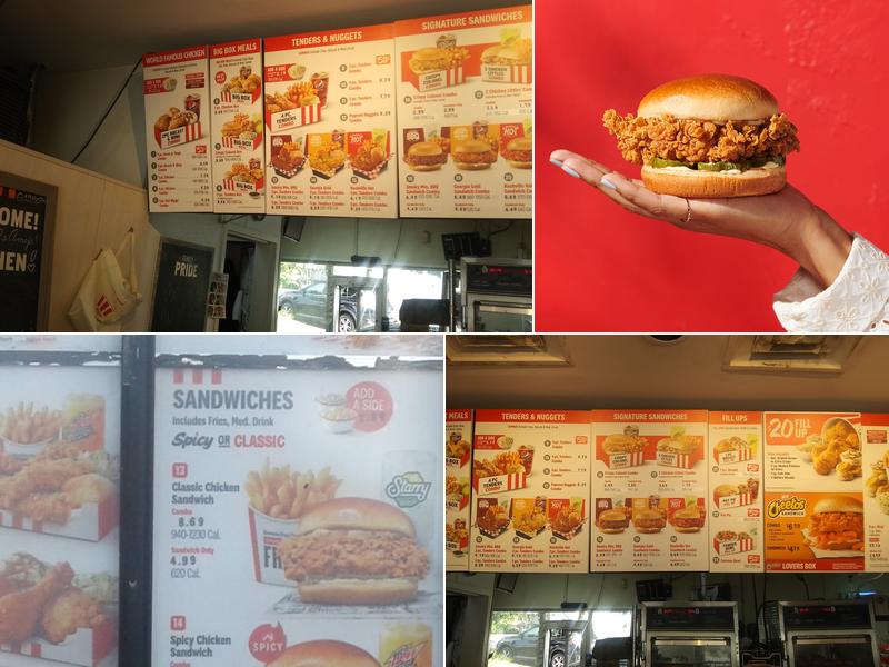 KFC Menu