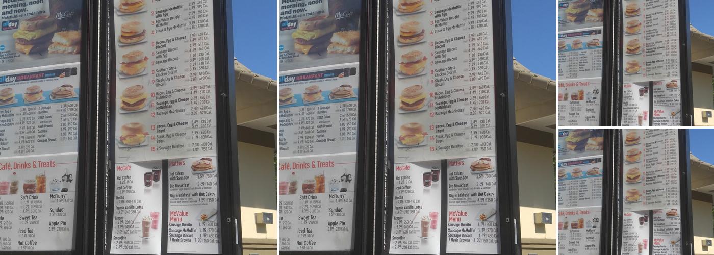 McDonald's Menu