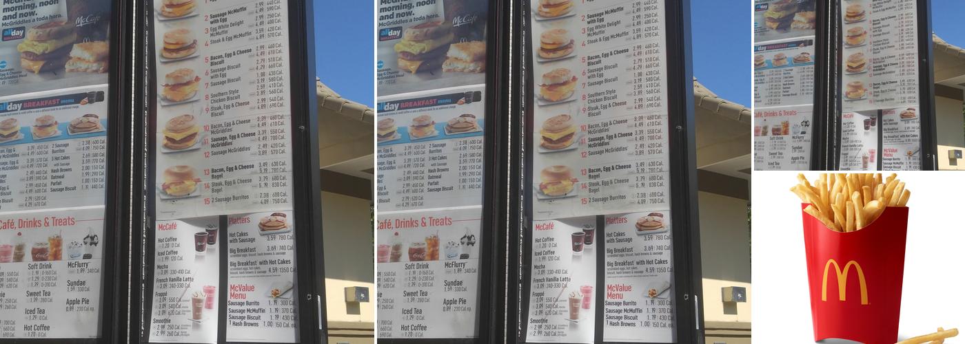 McDonald's Menu