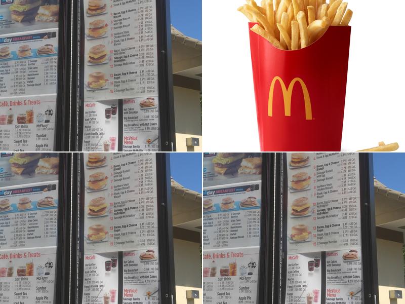 McDonald's Menu