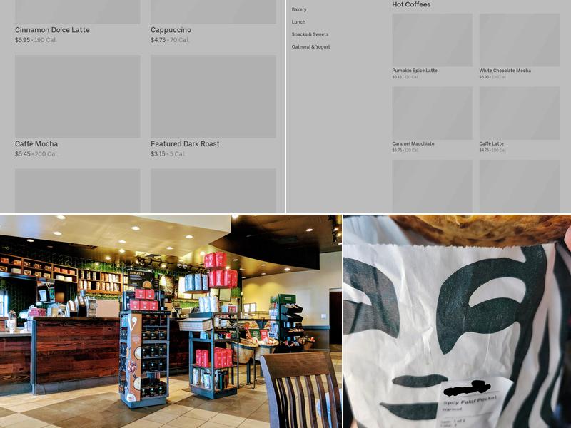 Starbucks Menu