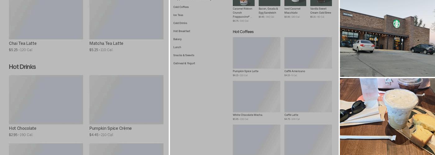 Starbucks Menu