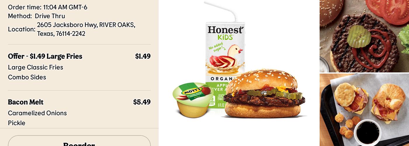Burger King Menu