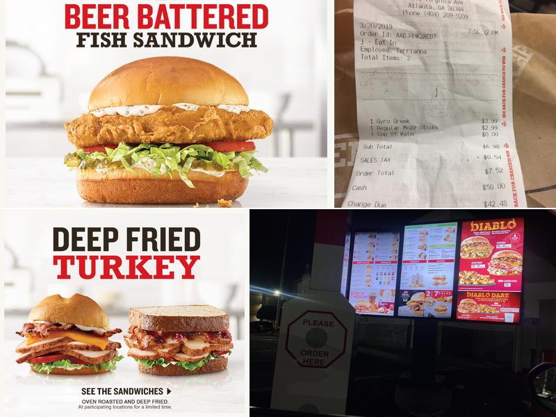 Arby's Menu