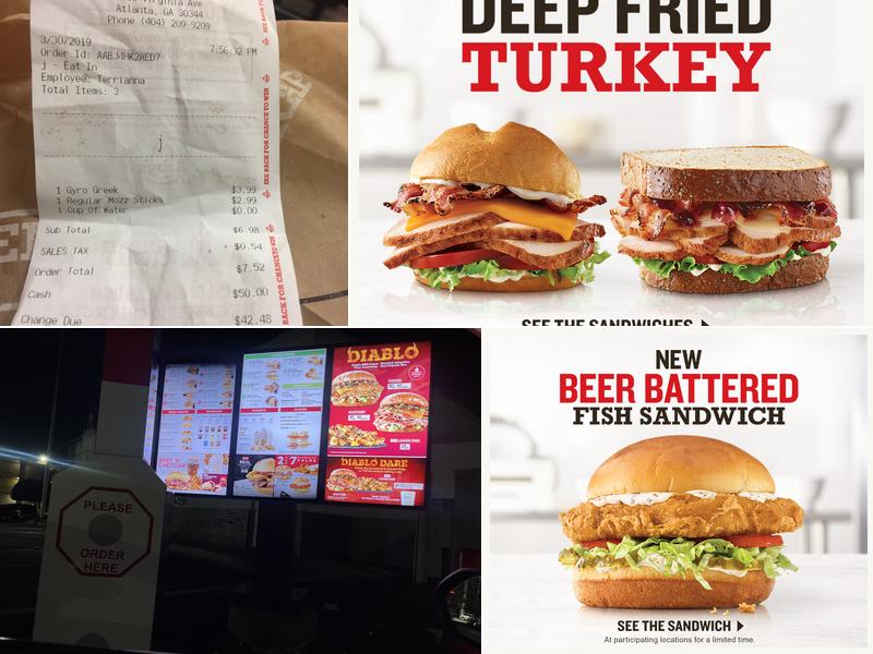 Arby's Menu