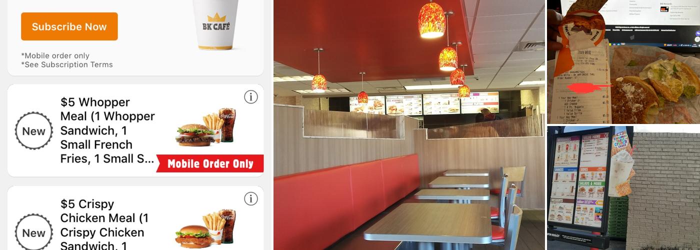 Burger King Menu