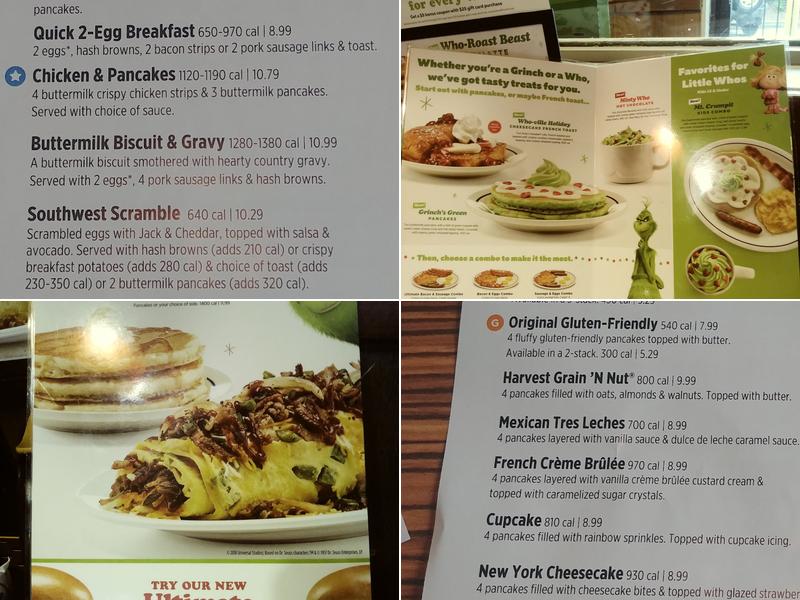 IHOP Menu