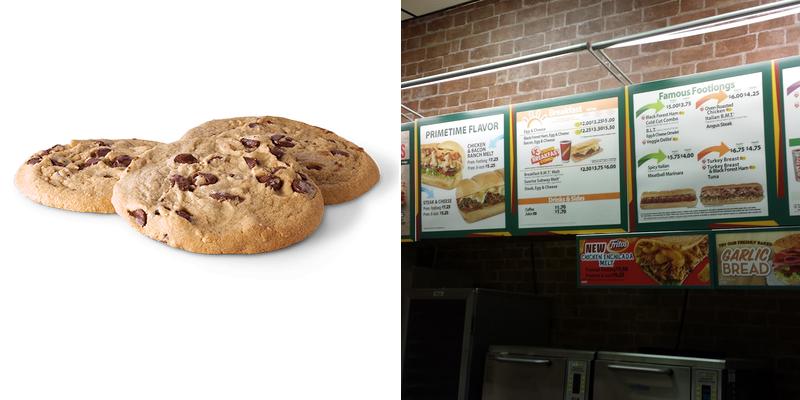 Subway Menu