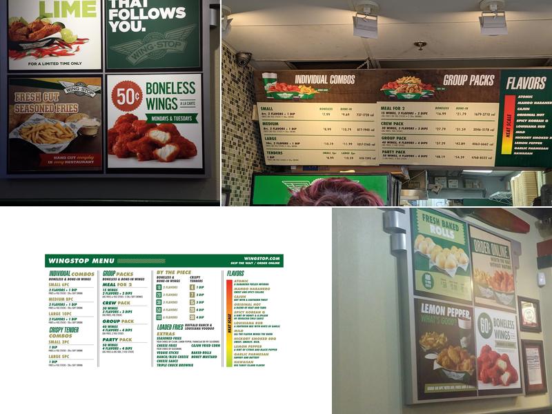Wingstop Menu