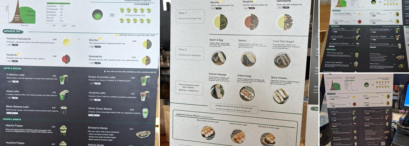 Tsujiri OpenRoad Toyota Richmond Menu