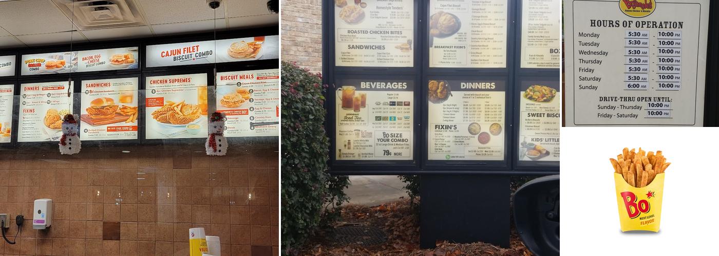 Bojangles Menu