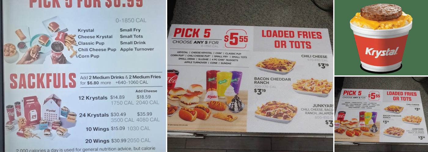 Krystal Menu