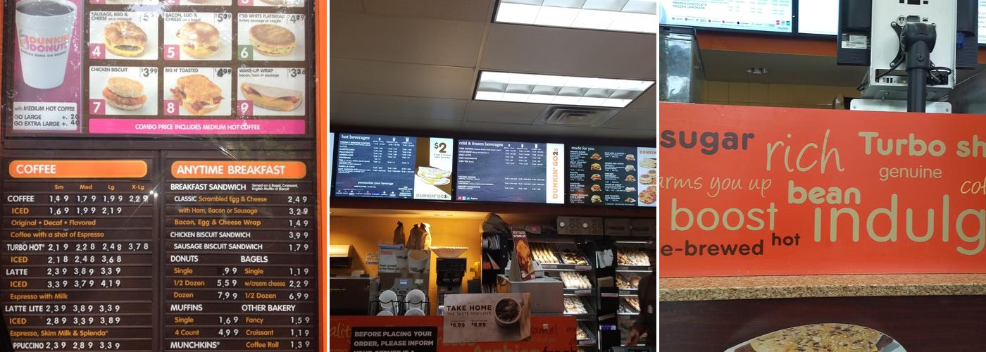 Dunkin' Menu