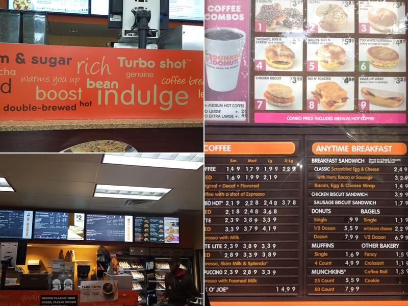 Dunkin' Menu