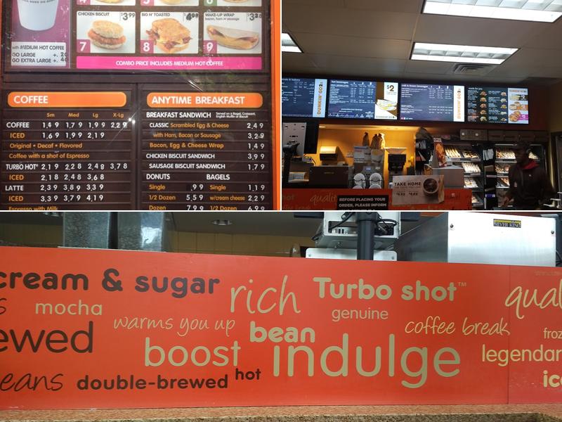 Dunkin' Menu