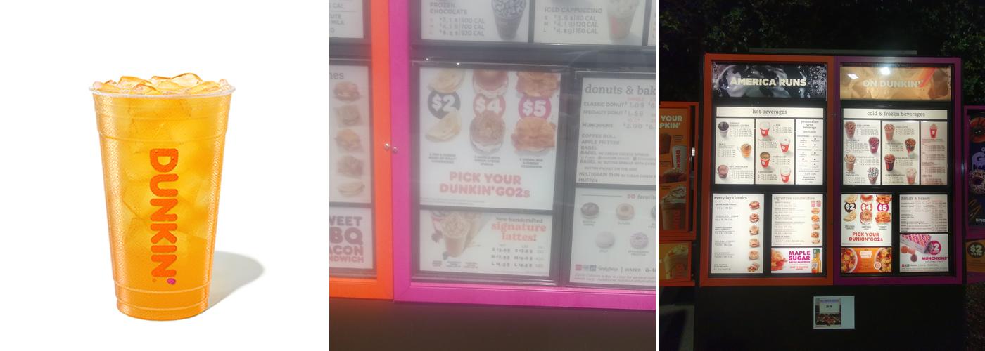 Dunkin' Menu